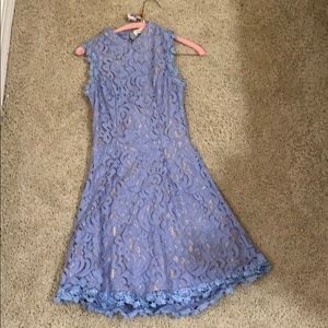 lace periwinkle dress